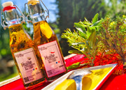 Bouteilles huile culinaires CBD